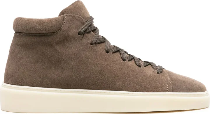 Lace-Up Suede Sneakers