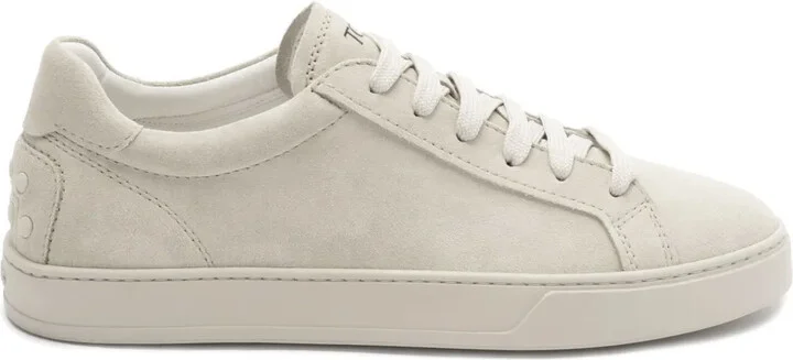 Lace-Up Suede Sneakers