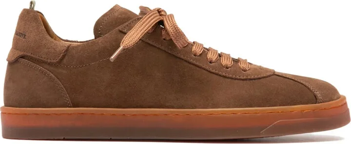 Lace-Up Suede Sneakers
