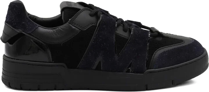 Lace-Up Suede Sneakers