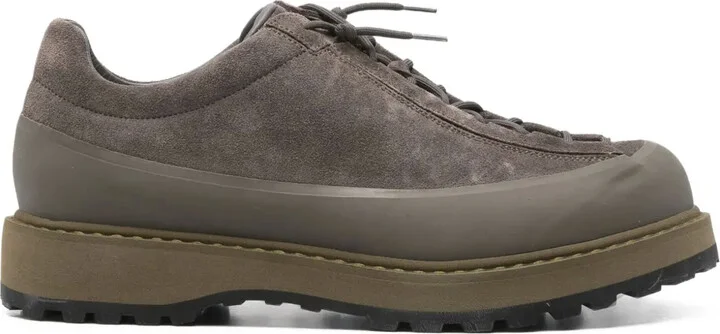 Lace-Up Suede Sneakers