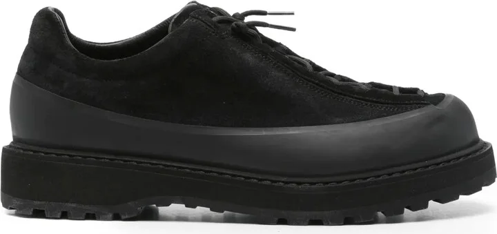 Lace-Up Suede Sneakers