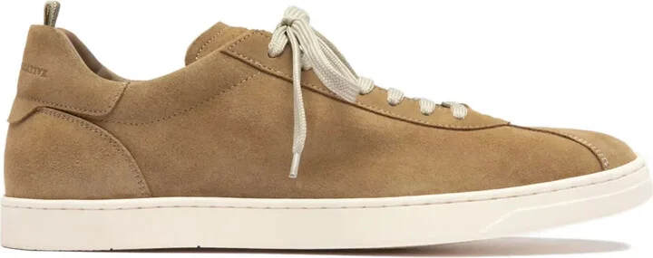 Lace-Up Suede Sneakers