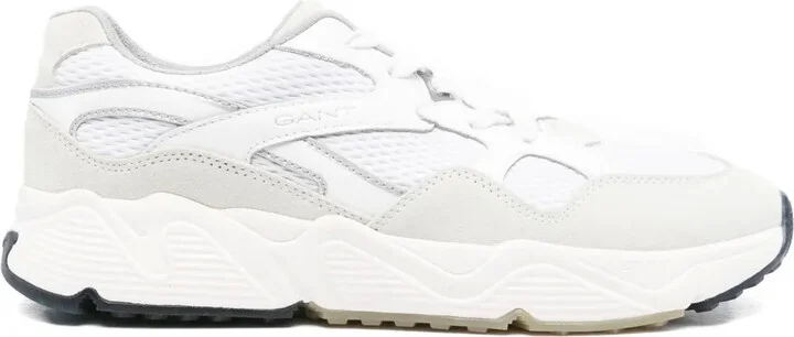 Lace-Up Suede Sneakers