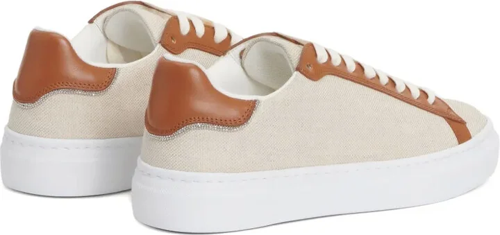 Lace-Up Two-Tone Sneakers - Image 3
