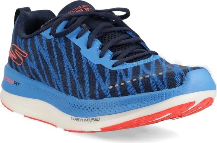 Lace-Up Zebra-Print Sneakers