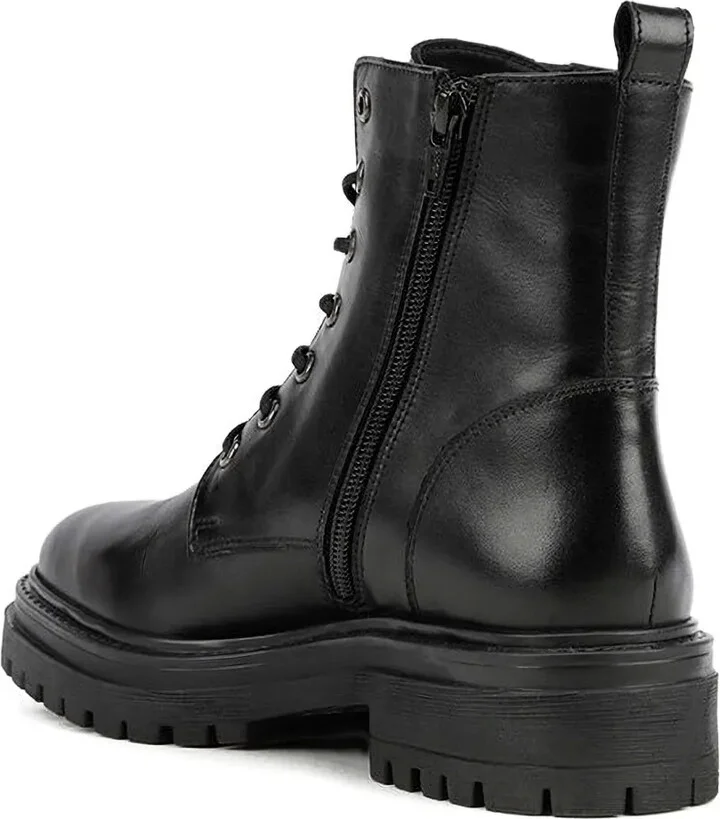 Lace-Up Zip Ankle Boots - Image 5