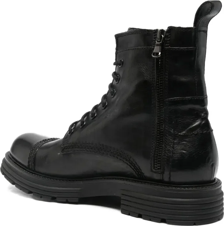 Lace-Up Zip Boots - Image 3