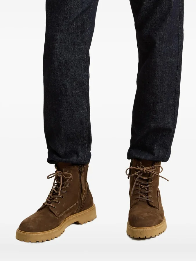 Lace-Up Zip Boots - Image 5