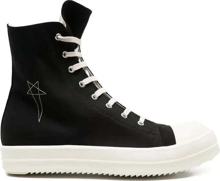Lace-Up Zip-Fastening Sneakers