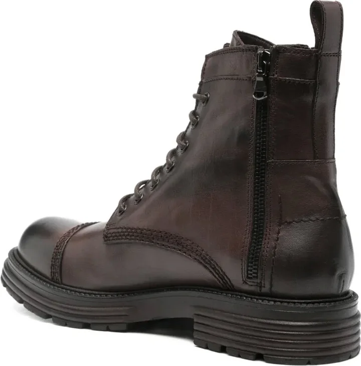 Lace-Up Zip-Up Boots - Image 3