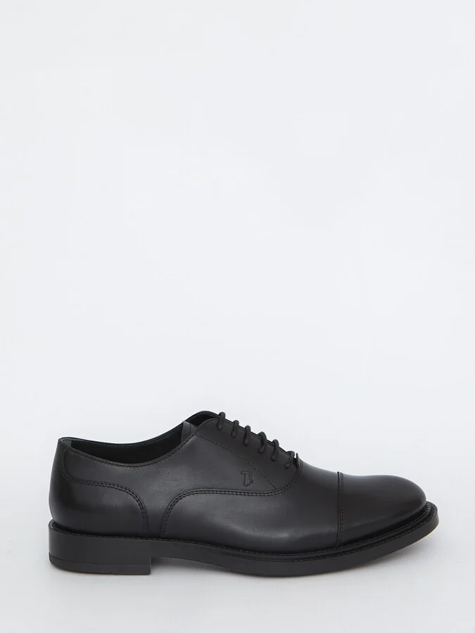 Lace-ups In Black Leather