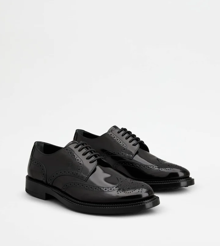 Lace-ups in Leather - Image 2