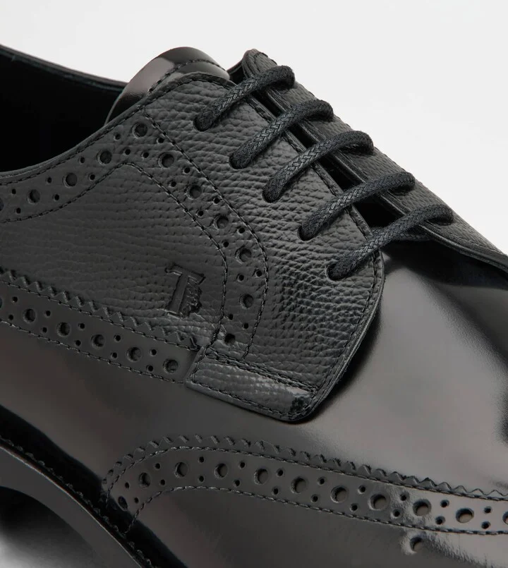 Lace-ups in Leather - Image 5