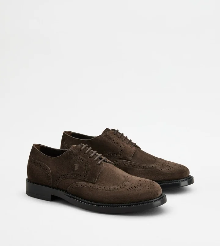 Lace-ups in Suede - Image 2