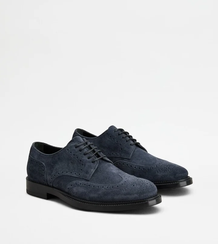 Lace-ups in Suede - Image 2
