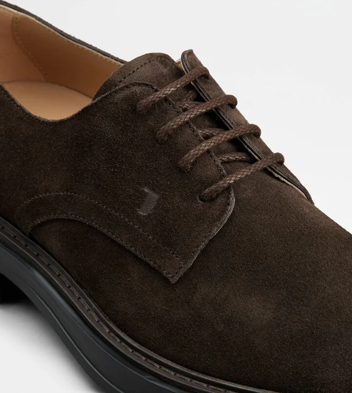 Lace-ups in Suede - Image 5