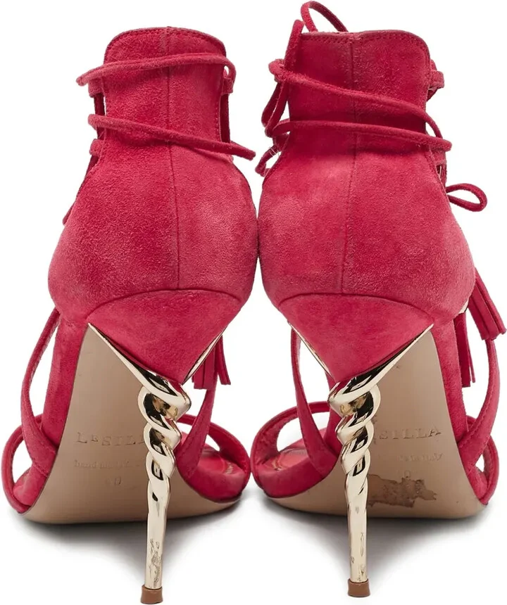 Laced Ankle-Strap Sandals - Image 3