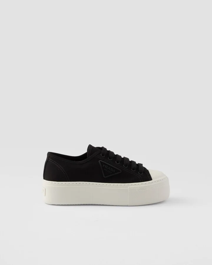 Laced fabric sneakers - Image 2