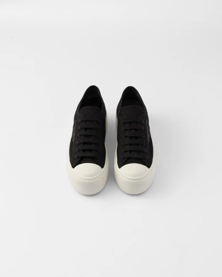 Laced fabric sneakers - Image 4