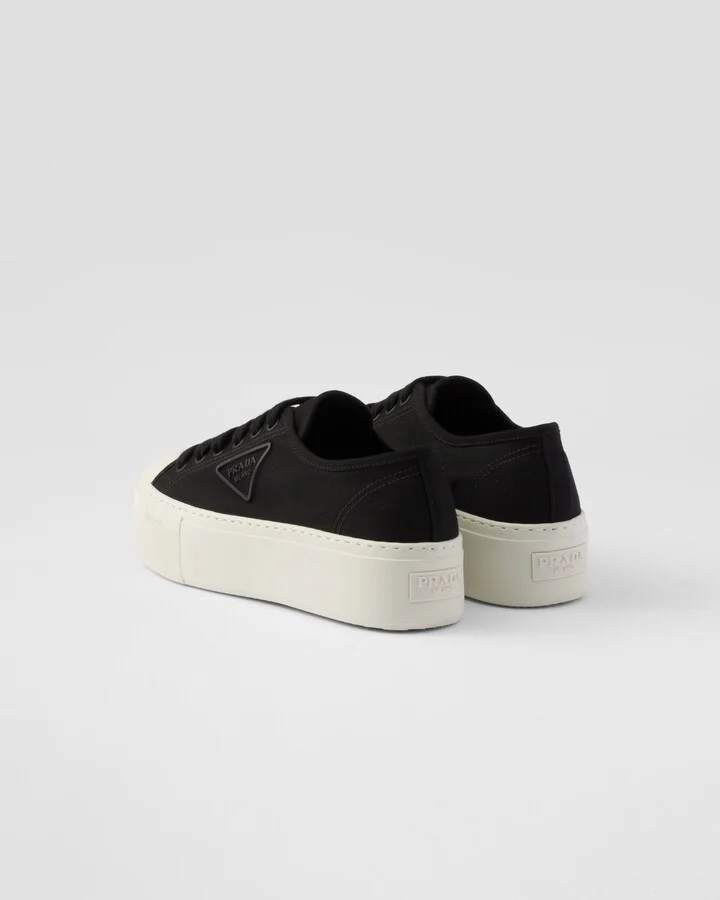 Laced fabric sneakers - Image 5