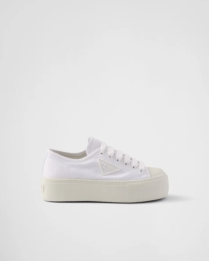 Laced fabric sneakers - Image 2