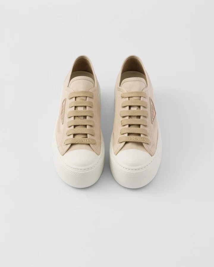 Laced fabric sneakers - Image 4