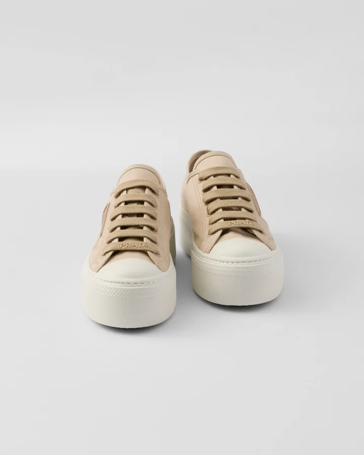 Laced fabric sneakers - Image 6