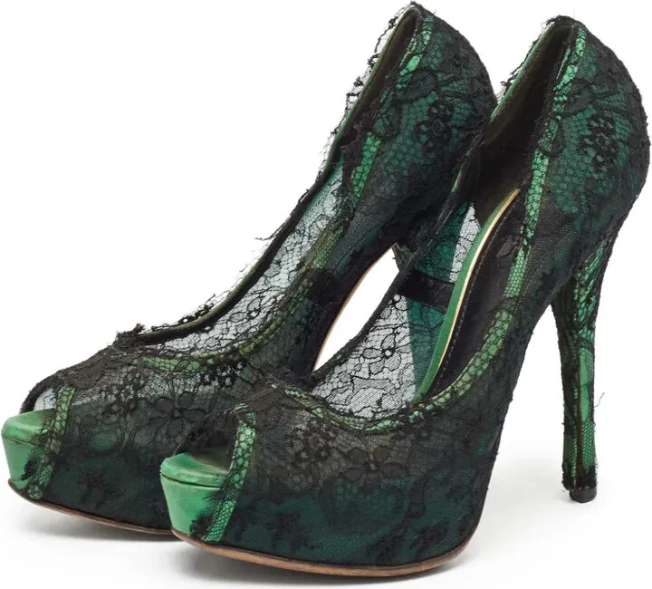 Laced Heeled Pumps - Image 2