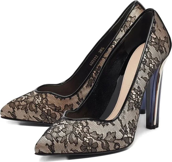 Laced Heeled Pumps - Image 3