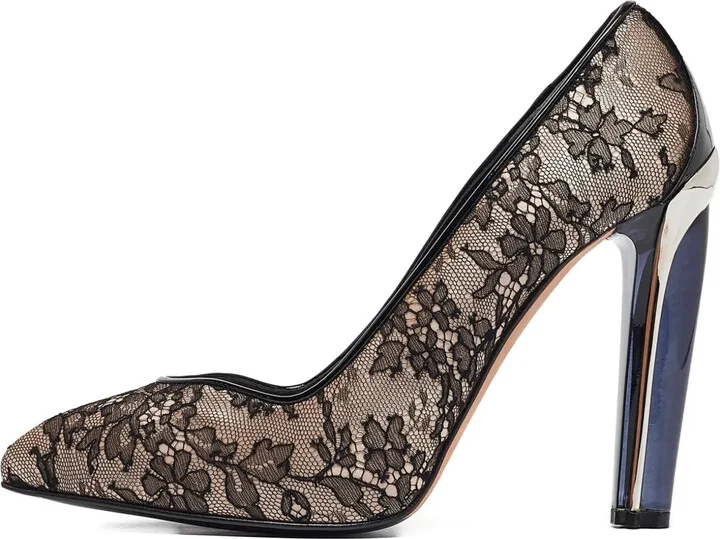Laced Heeled Pumps