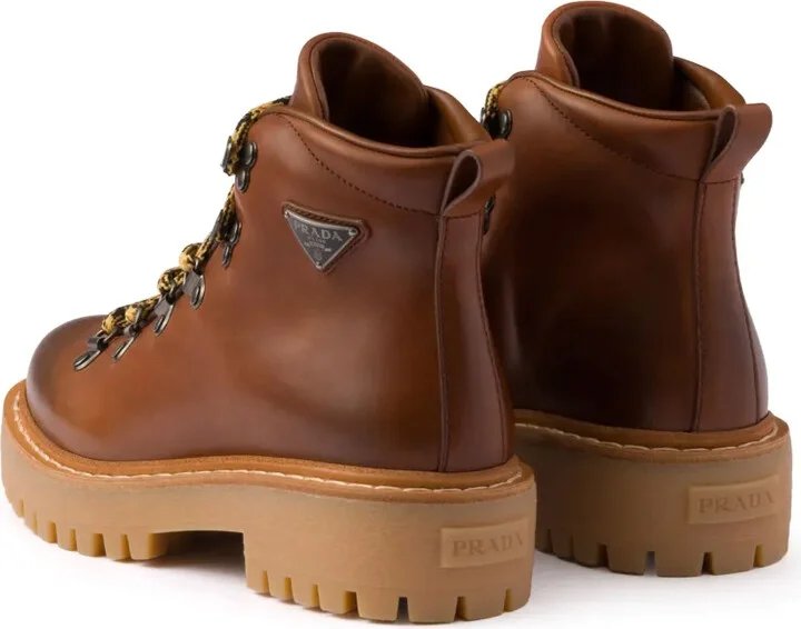 Laced Leather Ankle Boots - Image 3