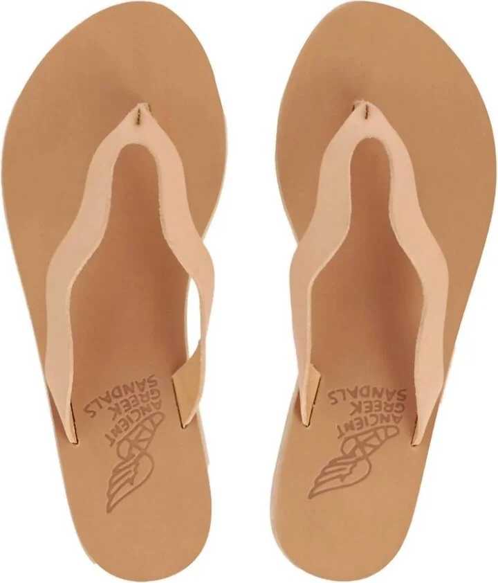 Laconia Flat Sandals In Nude