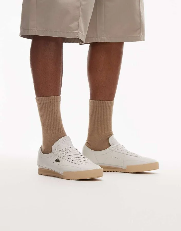 Lacoste Aura sneakers in off white
