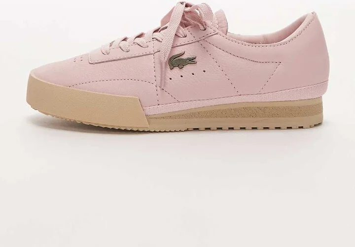 Lacoste aura sneakers in pink - Image 2