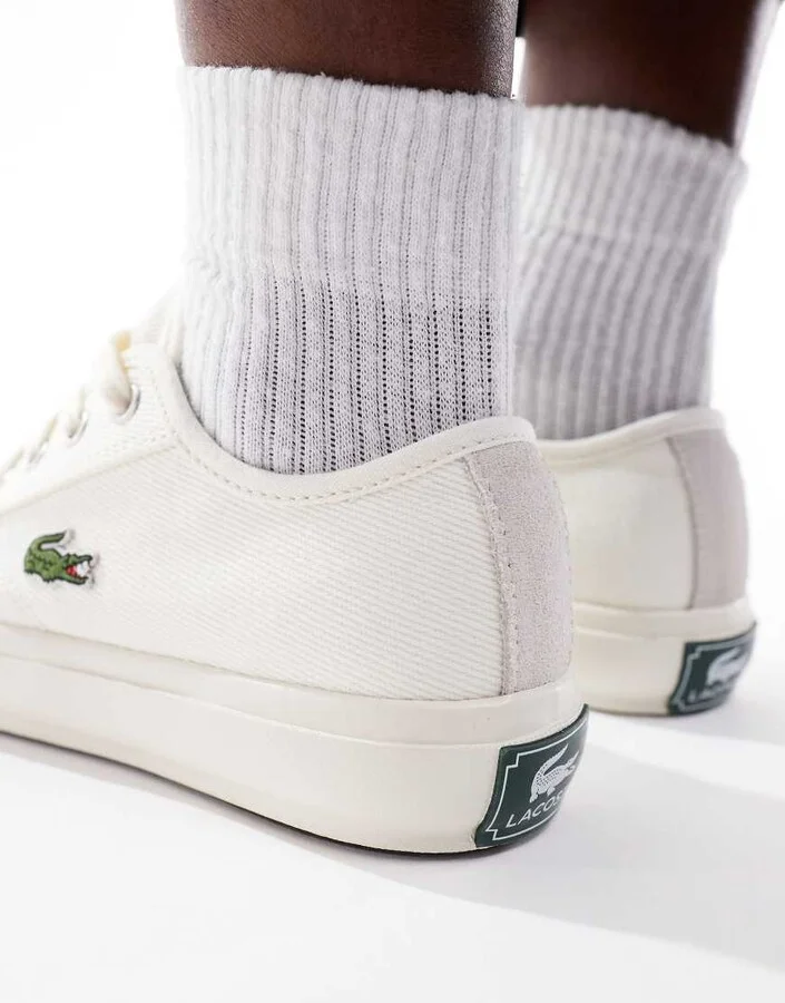 Lacoste backcourt 124 1 cfa sneakers in stone - Image 4