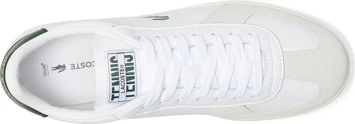 Lacoste Baseshot Pro Sneakers Men's Shoes Black/Off White : 11 D - Medium, Leather - Image 8