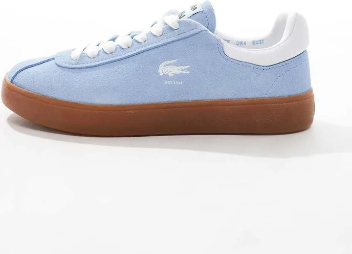 Lacoste Baseshot sneakers 224 in blue suede - Image 2