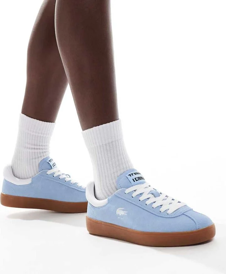 Lacoste Baseshot sneakers 224 in blue suede