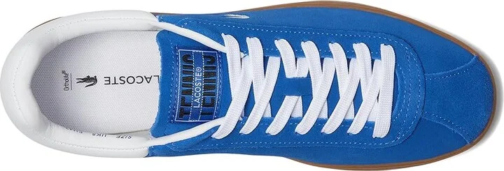 Lacoste Baseshot Sneakers Men's Lace-up Boots Blue/Gum : 10 M, Leather/Rubber - Image 2