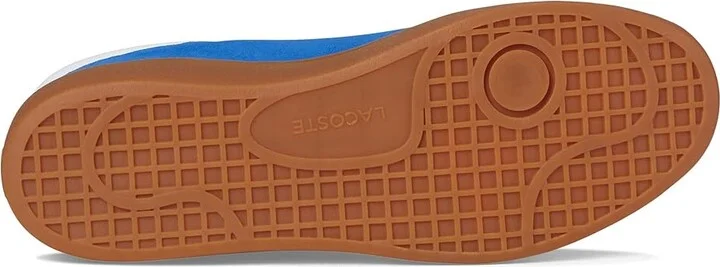 Lacoste Baseshot Sneakers Men's Lace-up Boots Blue/Gum : 10 M, Leather/Rubber - Image 3