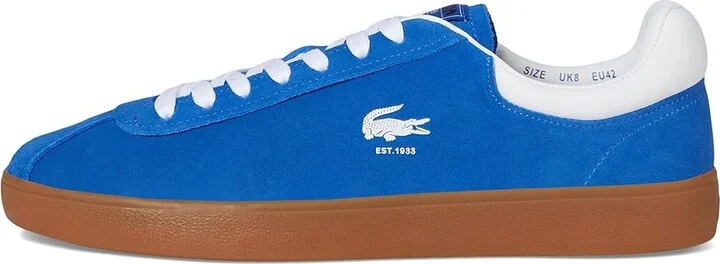 Lacoste Baseshot Sneakers Men's Lace-up Boots Blue/Gum : 10 M, Leather/Rubber - Image 6