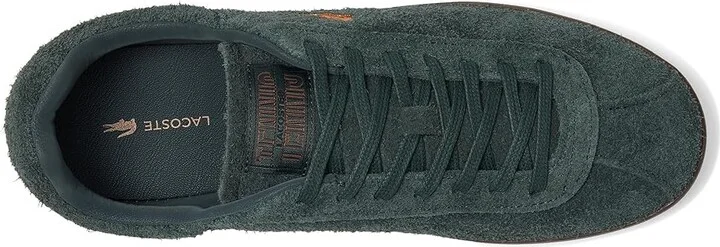 Lacoste Baseshot Sneakers Men's Lace-up Boots Dark Green/Dark Gum : 7.5 M, Leather/Rubber - Image 2