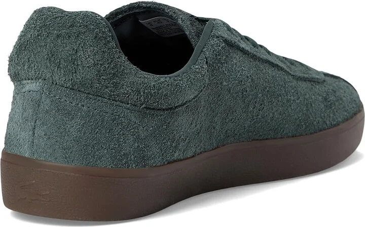 Lacoste Baseshot Sneakers Men's Lace-up Boots Dark Green/Dark Gum : 7.5 M, Leather/Rubber - Image 4