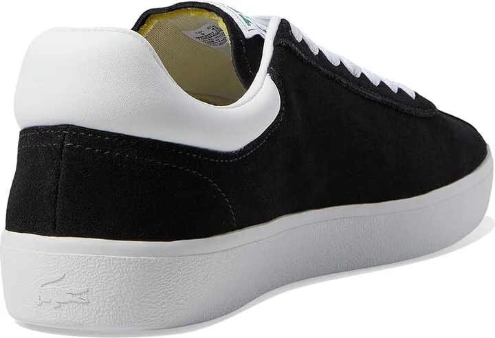 Lacoste Baseshot Sneakers Men's Shoes Black/White : 11.5 M, Suede - Image 4