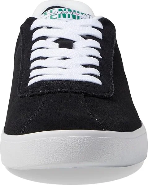 Lacoste Baseshot Sneakers Men's Shoes Black/White : 11.5 M, Suede - Image 5