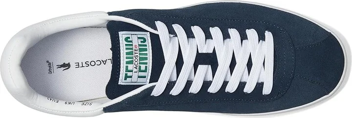 Lacoste Baseshot Sneakers Men's Shoes Black/White : 11.5 M, Suede - Image 7