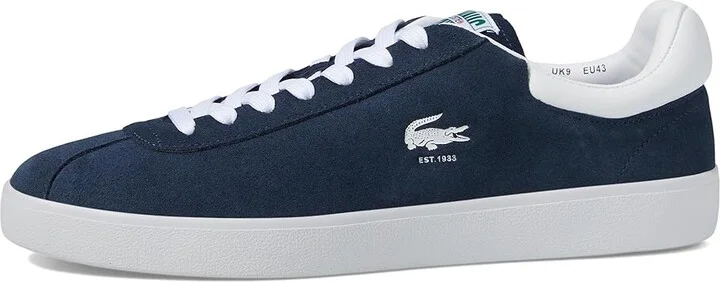 Lacoste Baseshot Sneakers Men's Shoes Black/White : 11.5 M, Suede - Image 11
