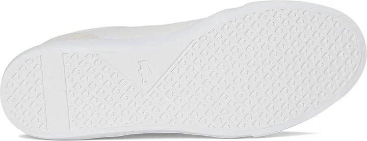 Lacoste Bayliss Leather Sneakers Men's Shoes White : 9.5 D - Medium - Image 3