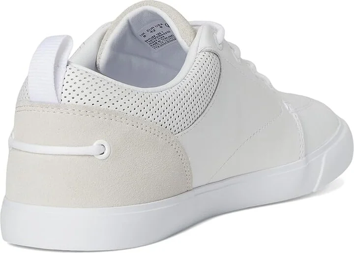 Lacoste Bayliss Leather Sneakers Men's Shoes White : 9.5 D - Medium - Image 4